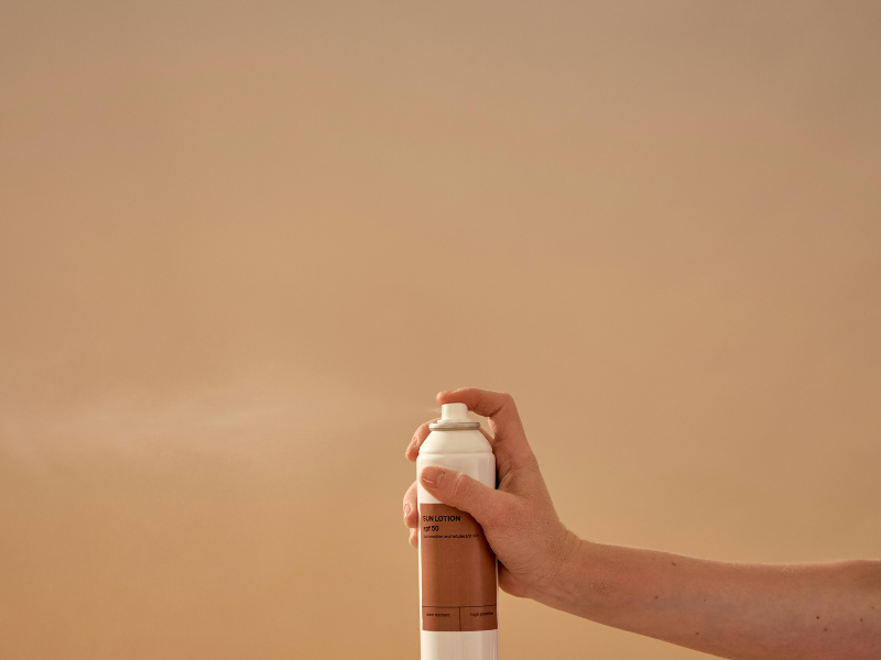 sunscreen spray